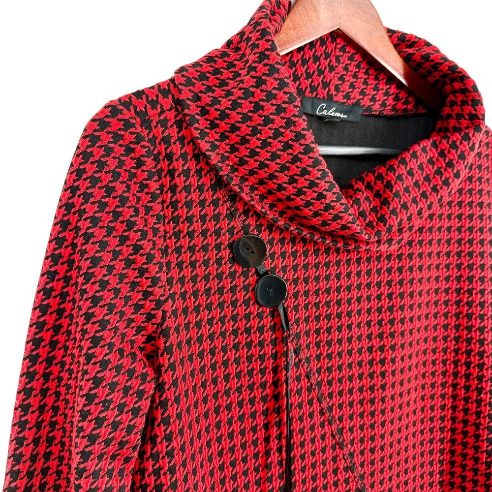 Calessa Medium Red Wearable Art Christmas Blouse … - image 3